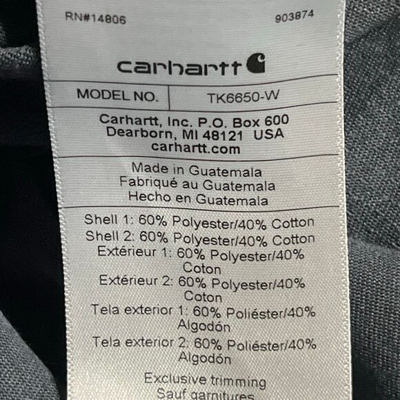 Carhartt Force Relaxed Fit Pocket T-Shirt Youth L (12-14) Men M - Picture 8 of 10